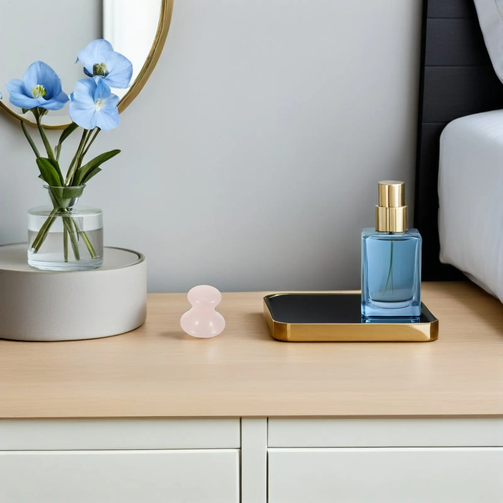 

Набор из 3 хрустальных массажеров-грибков Гуаша для лица: для скульптурирования овала лица, лимфодренажа, снятия отеков, с охлаждающим эффектом, портативный