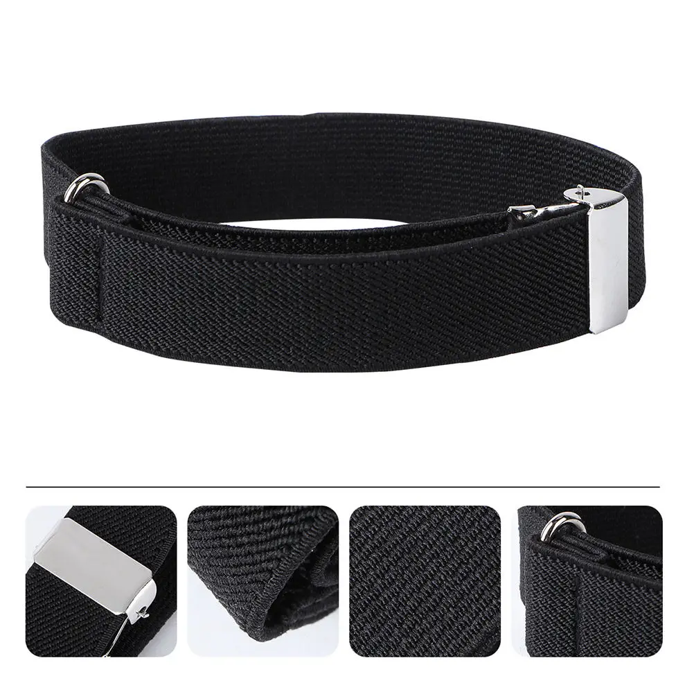 

2Pairs Adjustable Elastic Armband Shirt Sleeve Holders Elastic Arm Strap Reusable Arm Band Shirts Sleeve Armband
