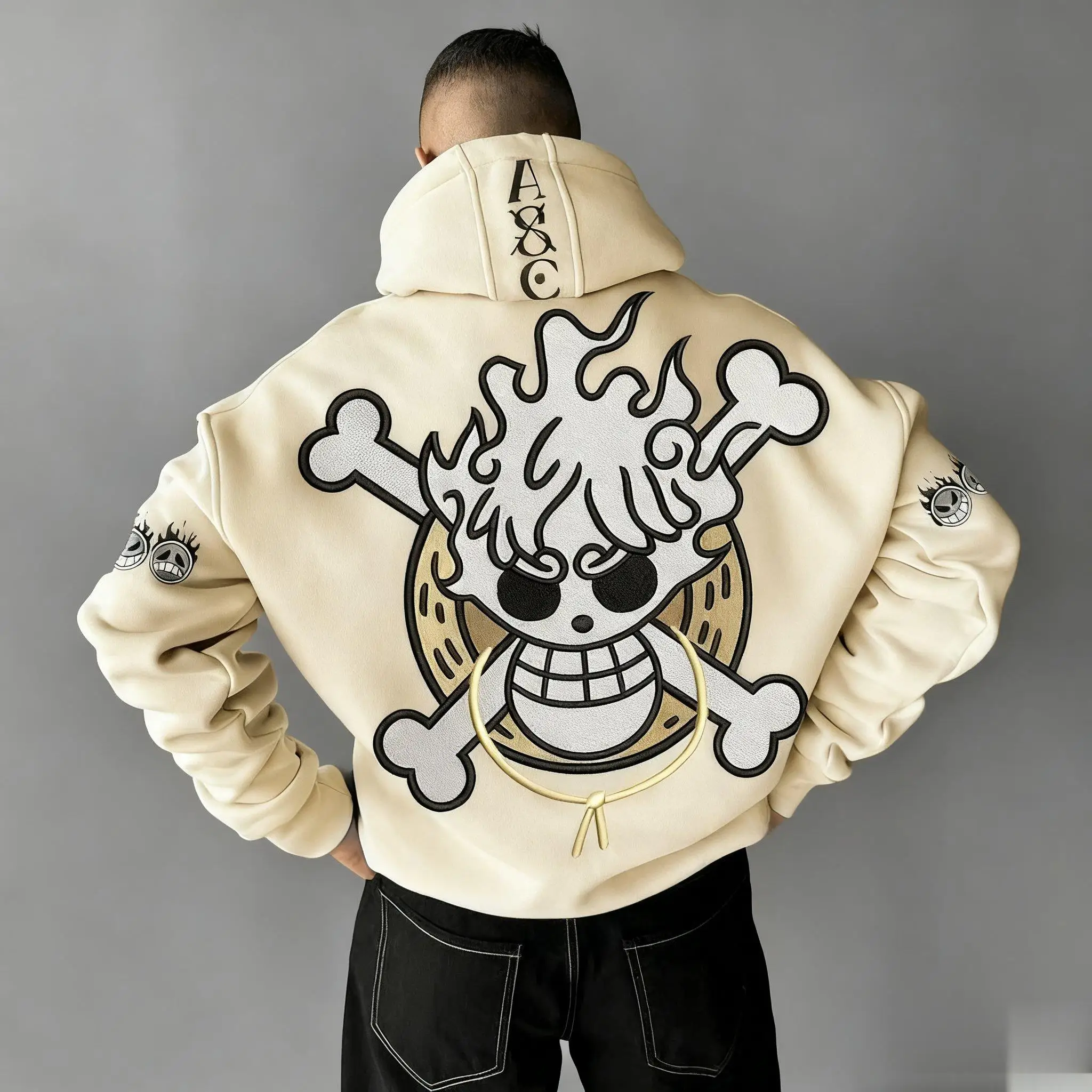 oversized hoodie sweater anime one piece
