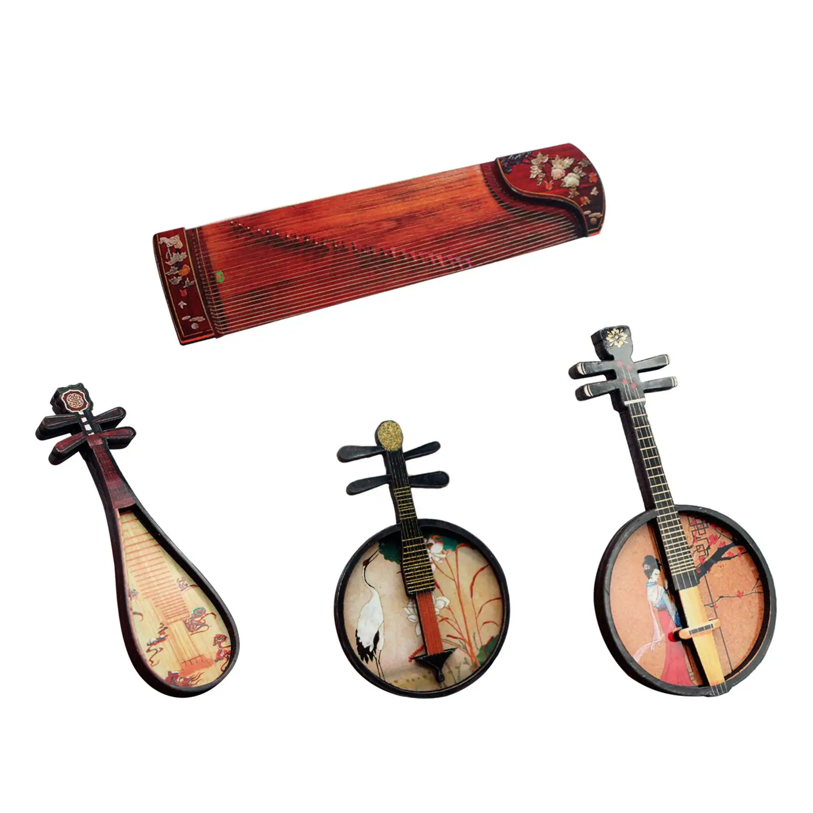 1/12 1/6 مقياس دمية مصغرة آلة موسيقية أثاث صغير لعبة محاكاة نموذج لغرفة النوم غرفة الموسيقى الحلي