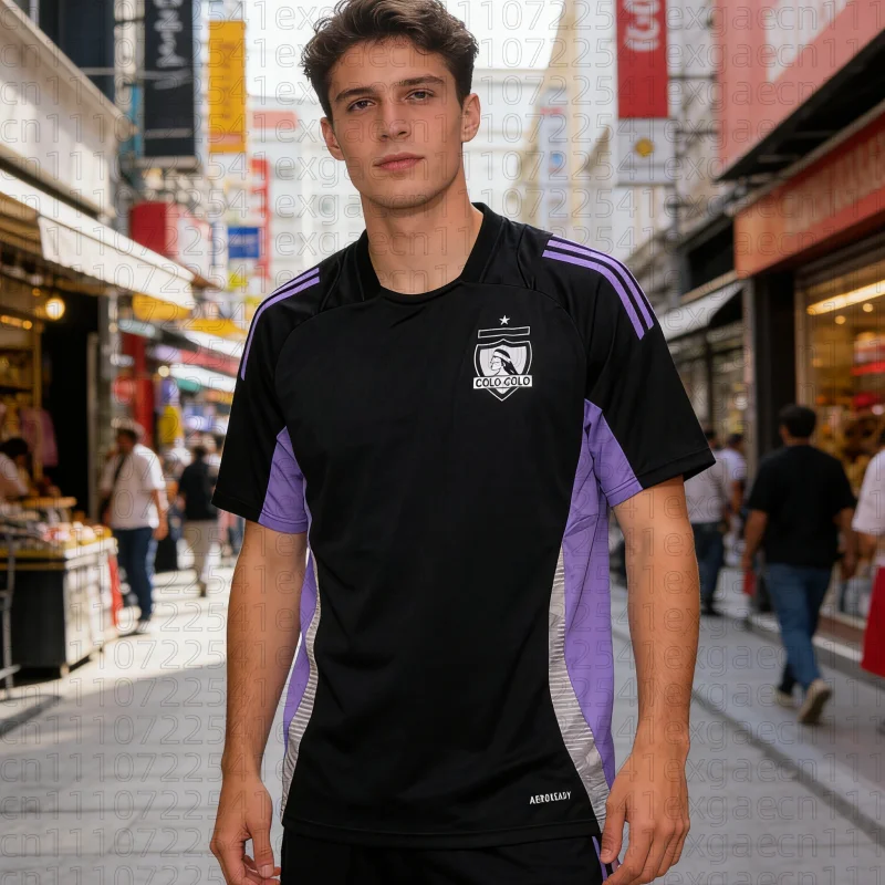 Camiseta de Secado Rápido para Hombre 2026, Club de Fútbol Chile Colo-Collo, Diseño 3D, Manga Corta, Cómoda, para Niños y Familia