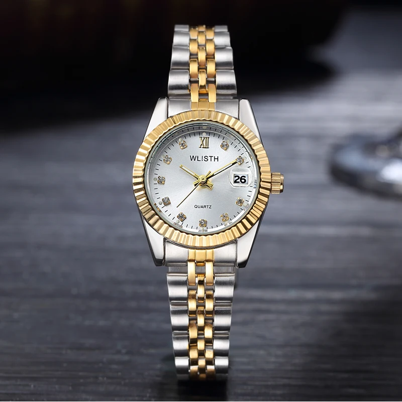 Reloj Mujer 2022 석영 손목 시계 여성 패션 Wlisth 탑 브랜드 럭셔리 유명 숙녀 시계 달력 Relogio Feminino Hodinky