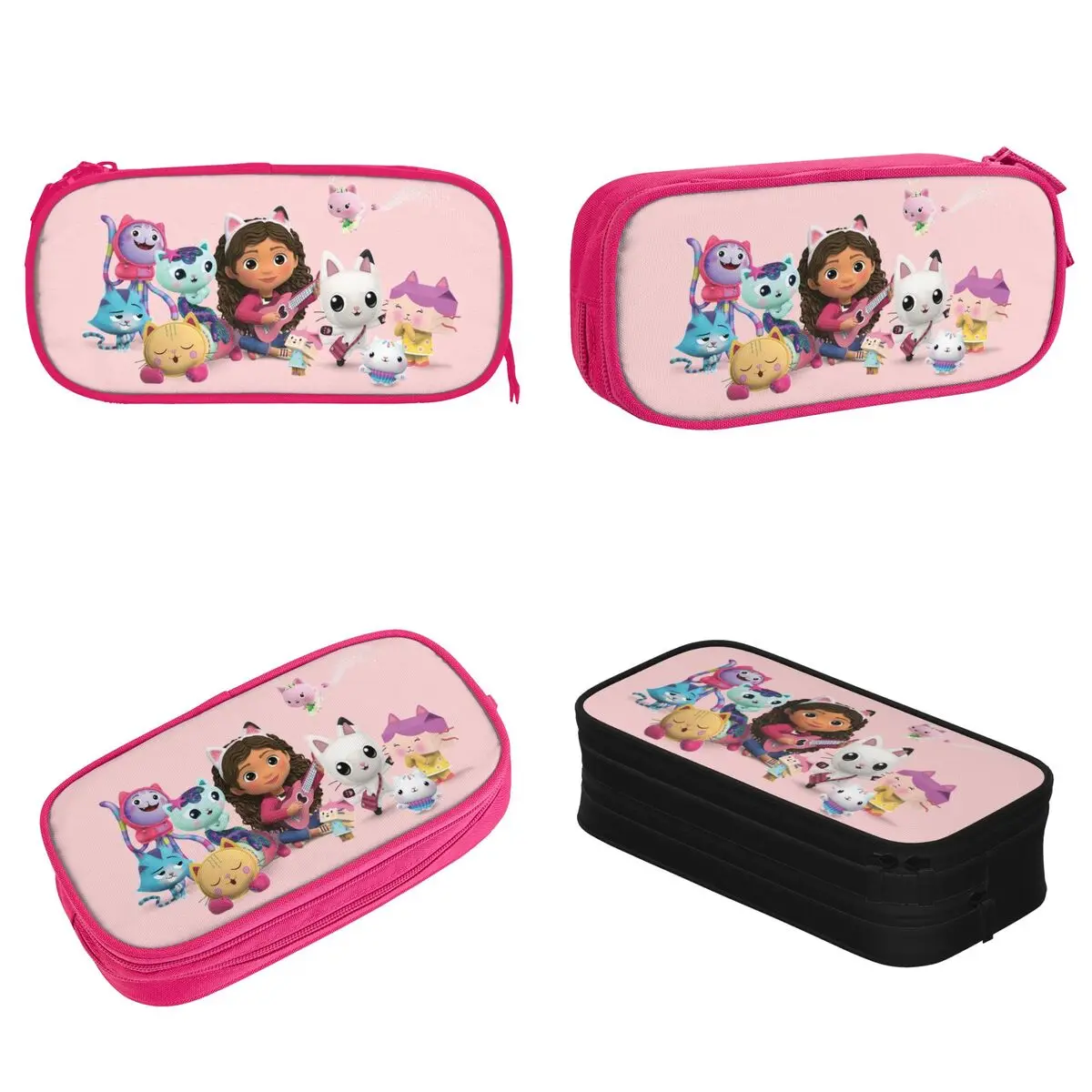 Creative Gabby's Dollhouse Sprinkle Party Pencil Cases Pen Box for Student Large Storage Bag Students School Gifts Stationery