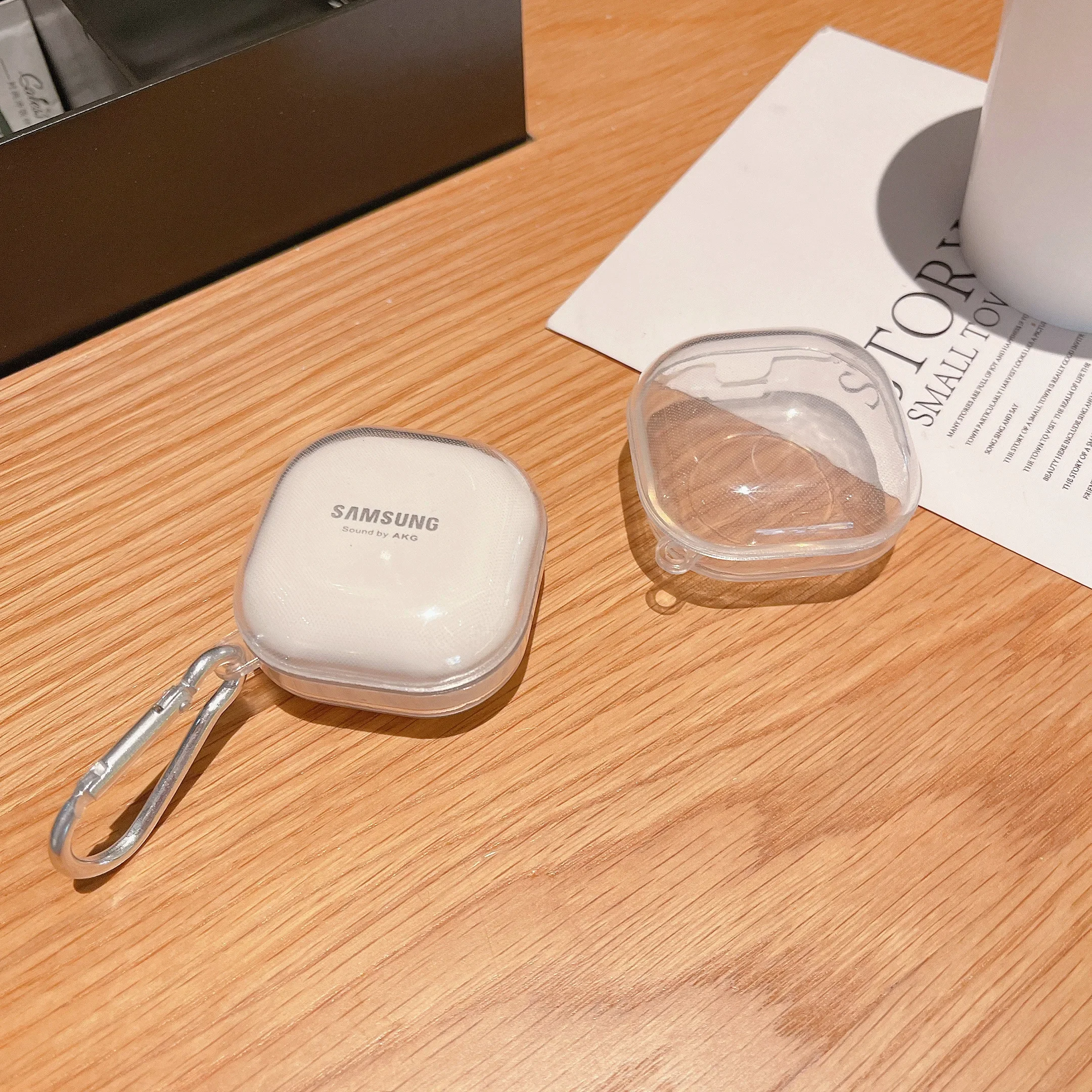 Für Samsung Galaxy Buds Live 2 Pro 2 FE Hülle Einfache und Transparente TPU-Kopfhörerhülle Zubehör-Abdeckung – Detail 1