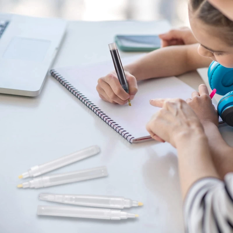 5 шт. пустые Заполняемые маркеры для краски пустые Заполняемые ручки для краски пустой заполняемый маркер для краски прозрачная трубка для ручки