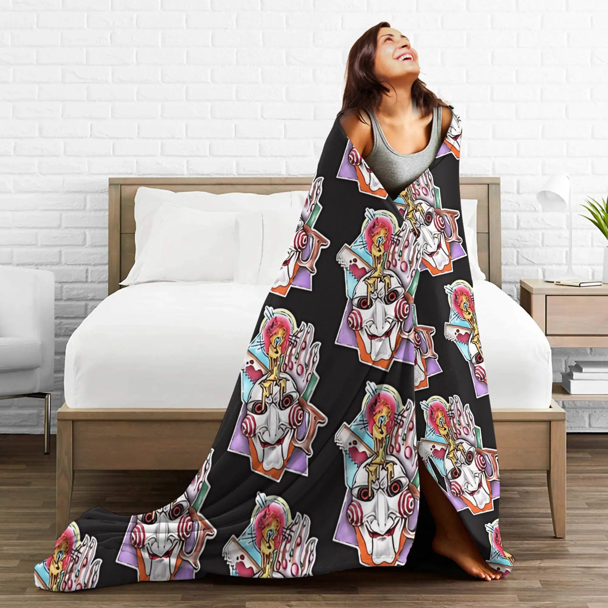 دع لعب لعبة بطانية تتحرك المنشار لينة الشارع الاتجاه أفخم رمي بطانية للفتيات الفتيان الفانيلا المفرش غطاء السرير