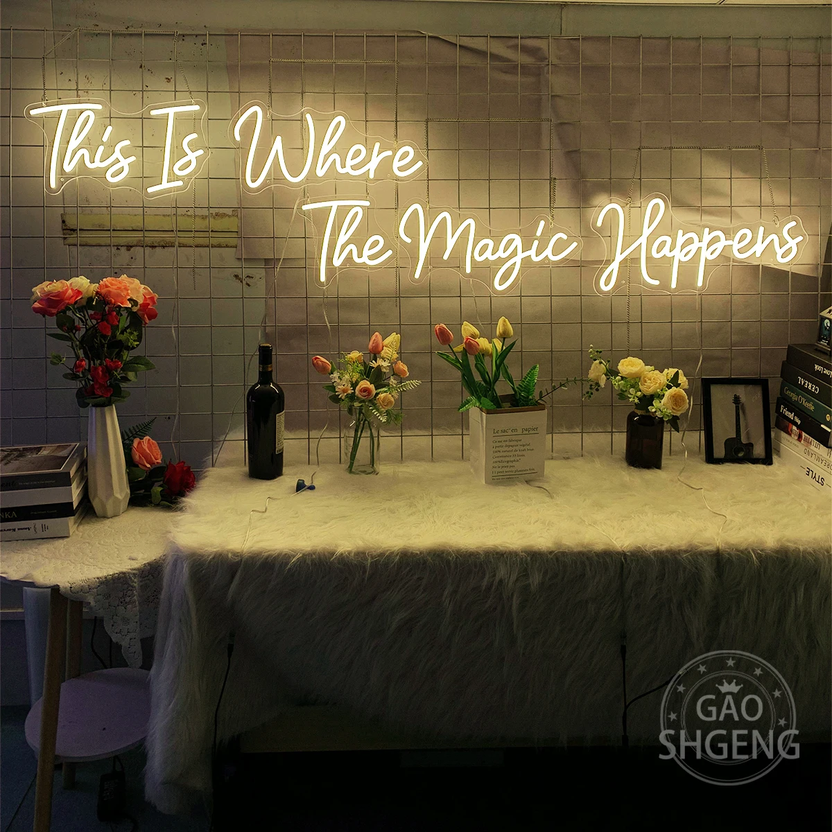 This TS Where The magic Happens neon is a great way to propose, express your feelings, and celebrate your birthday gift party