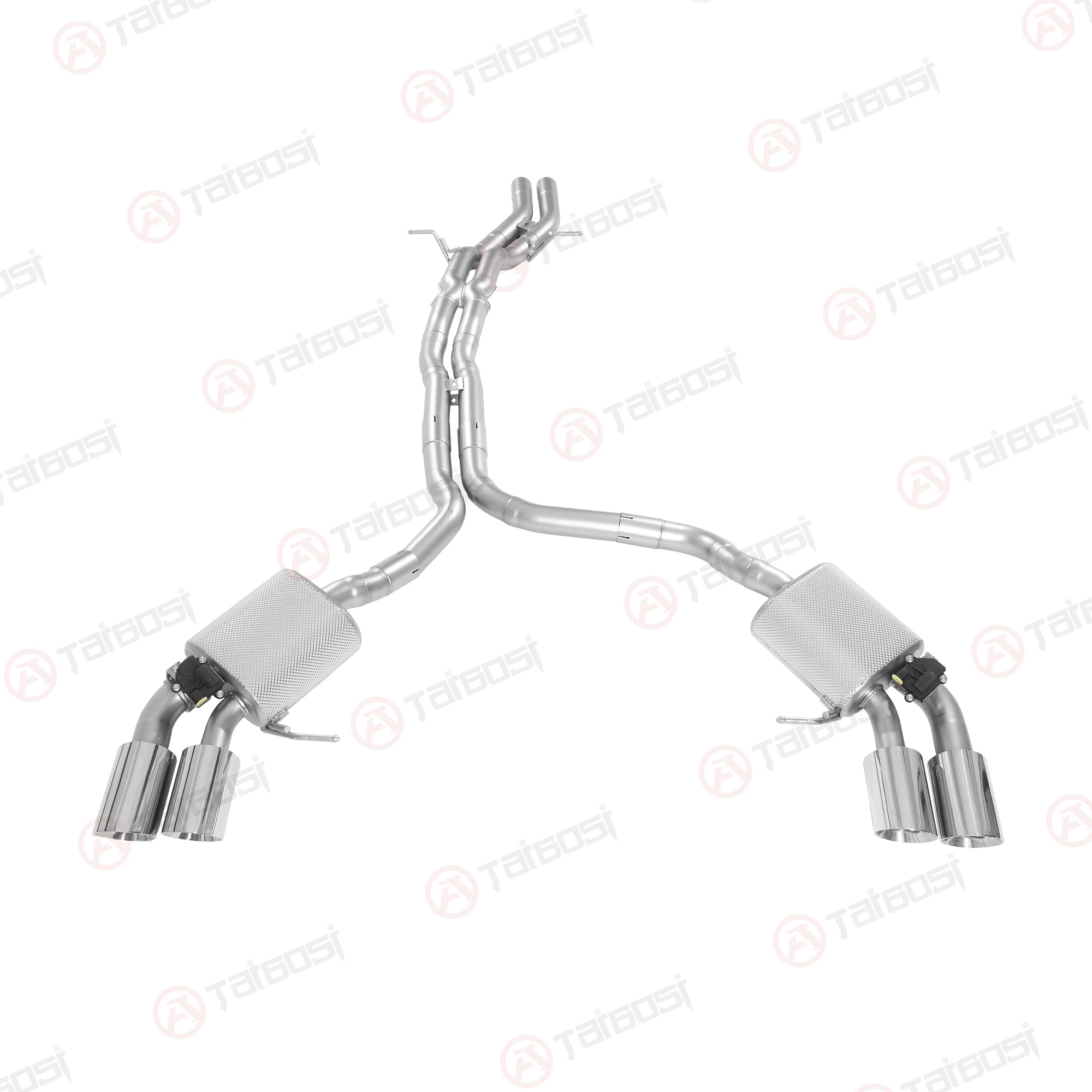 Taibosi For 2014-2023 Porsche Macan S GTS / Fit 2.0T 2.9T 3.0T 3.6T Car Performance Valvetronic Catback Exhaust  Remote Control