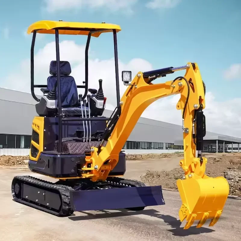 ヨーロッパホット販売ハイトップブランド 1Ton 1.5ton 1.8ton 電気油圧マイクロ小型クローラー 1 トンミニディガーバガーミニショベル