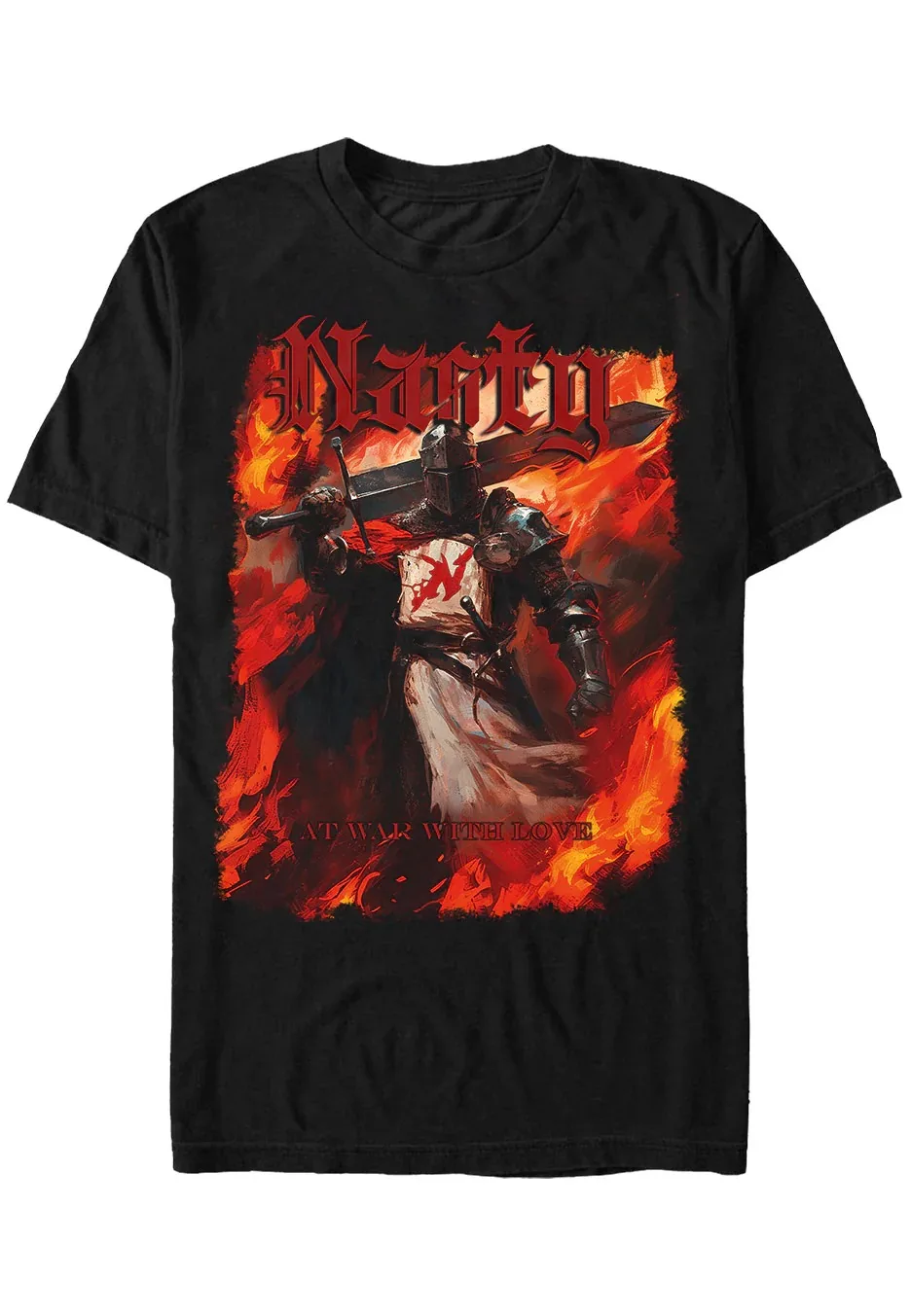 

Crusader Trend Street Trend Clothing Graphic Printing Summer Luxury Brand Cotton Men's and Women's T-Shirts Short Sleeves
