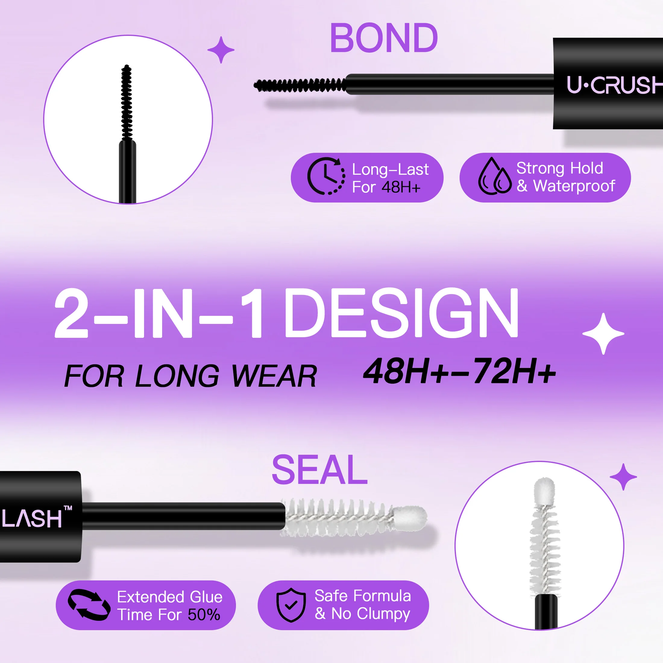 DIY Eyelash Extensions Kit  280pcs D Curl Wispy Fluffy Lash Clusters, False Eyelashes Set with glue makeup tools & accessories