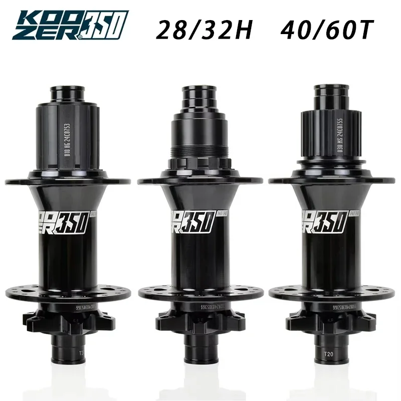 Koozer 350 Boost HG XD MS 11 12s 28H 32H Cr-Mo Steel Axle 5x141 QR 15x110 12x148 Bike Parts Ratchet 40T 60T MTB Hubs Bicycle Hub