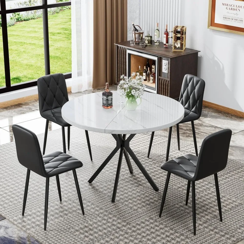 5 Piece Round Dining Table, 39