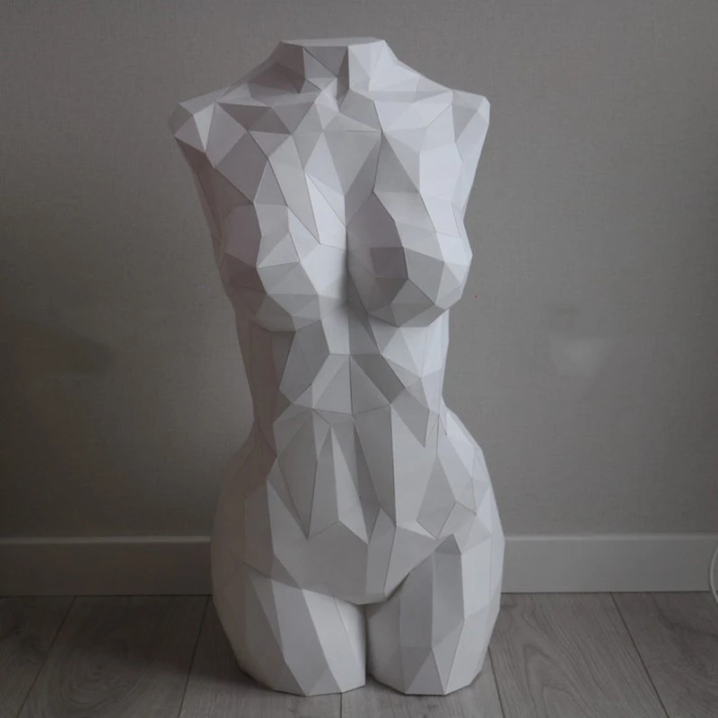 Venus rzeźba DIY zestaw modeli do składania Papercraft 3D prace ręczne z papieru wyposażenie domu dekoracja wystrój pokoju szkic rekwizyty ręcznie