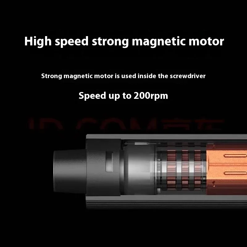2025 طقم مفك براغي كهربائي جديد من النوع C قابل لإعادة الشحن 2 عزم دوران تروس 400 + برغي S2 لقمة دقيقة من الفولاذ MI xiaomi