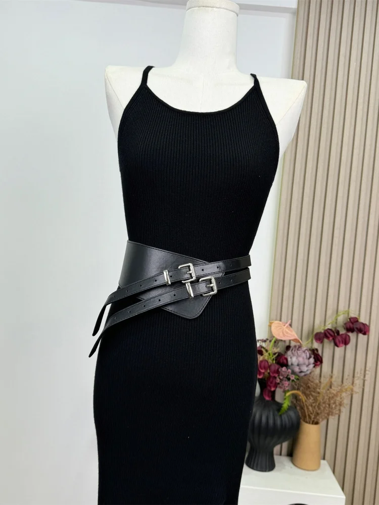 SMTHMA Gestrickte Solide Sexy Spaghetti Strap Sommer Kleid Frauen Casual Party Pullover Kleider Mit Gürtel