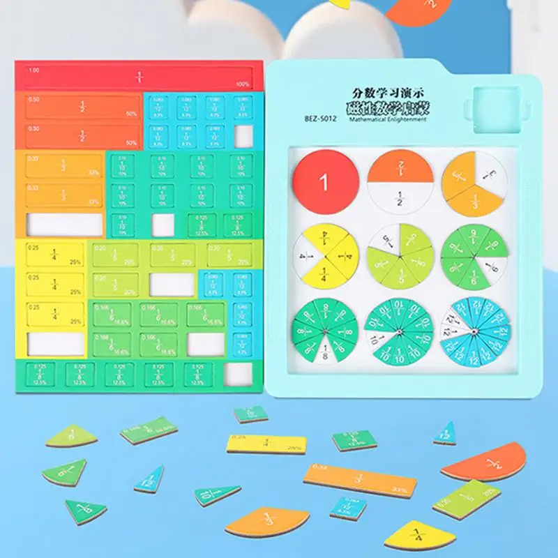 Fraction Circles Manipulatives Magnetic Fraction Games & Tiles Rainbow Fractions Manipulatives Math Manipulatives Fraction
