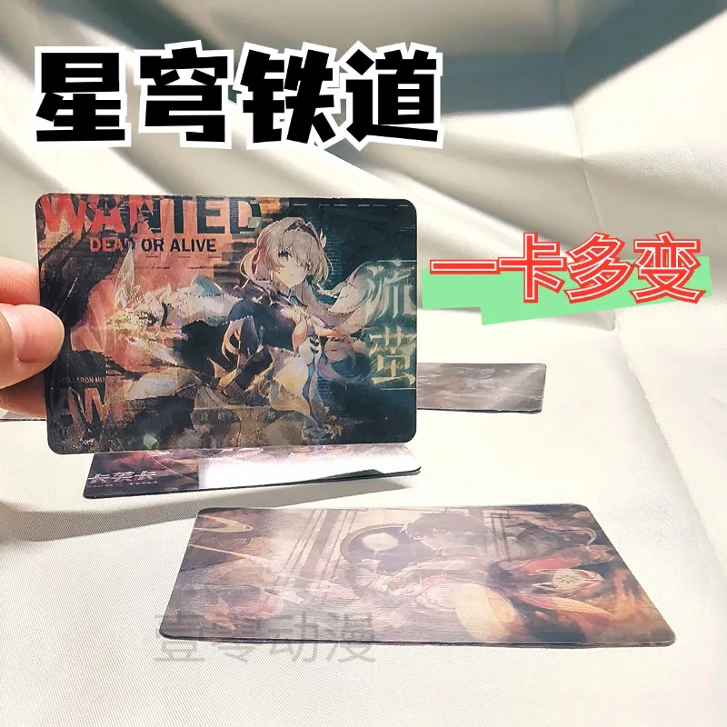 Anime Honkai: Star Rail Firefly Acheron Cosplay Raster Card Cartoon Change Irregularly Cards Varied Fiche Ornament Xmas Gift