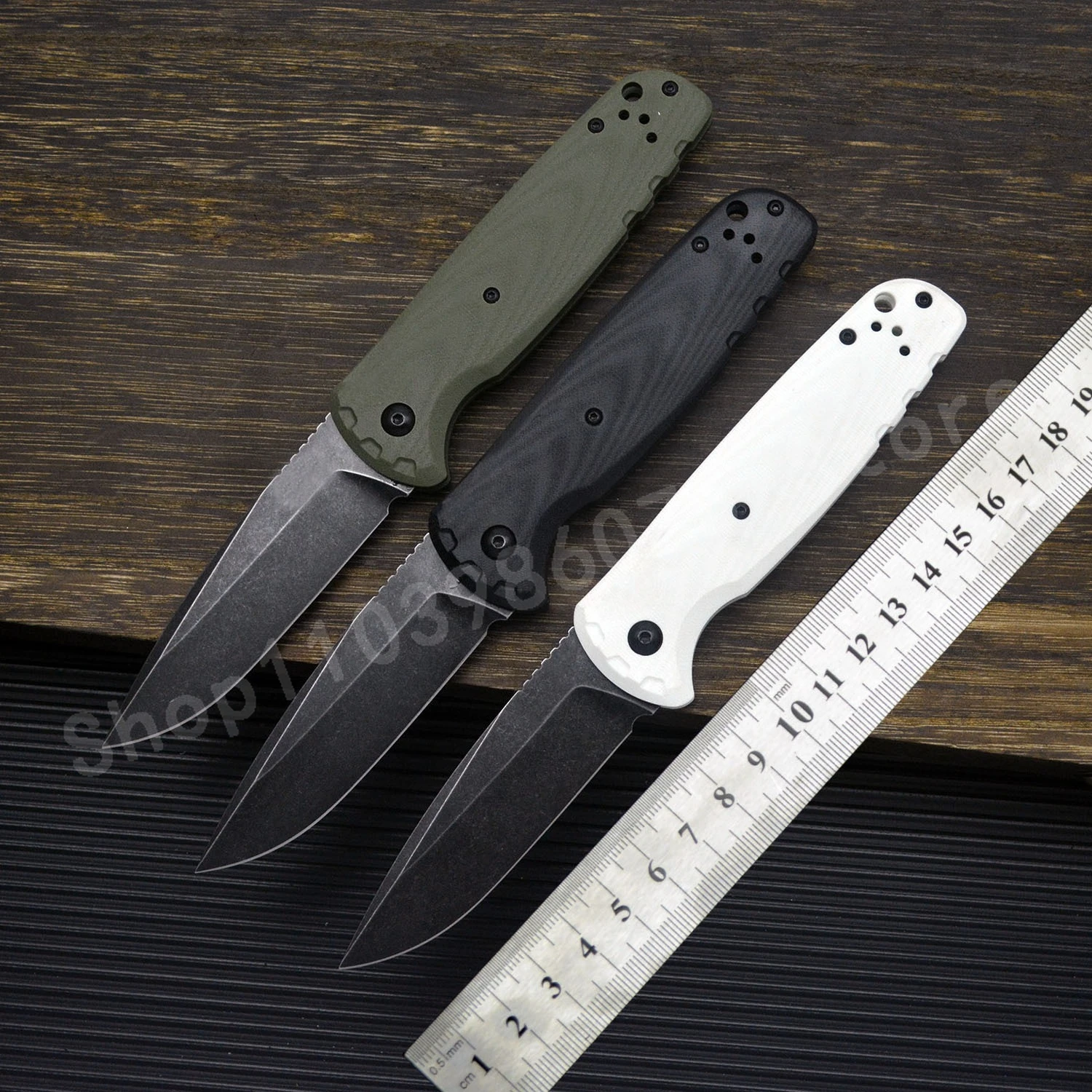 BM 4300 High-Quality Folding Knife - D2 Steel Blade G10 Handle - High Hardness Sharp Outdoor Camping Folding Portable Knife