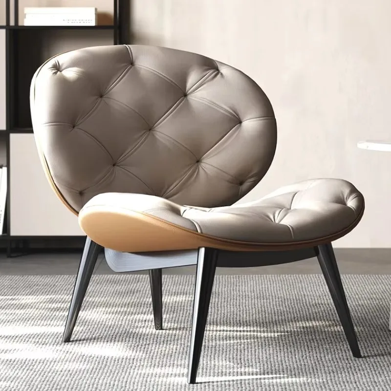 

Designer Nordic Reading Chair Back Support Simple Fancy Living Room Sofas Floor Ergonomic Modern Fauteuil Salon Home Furniture