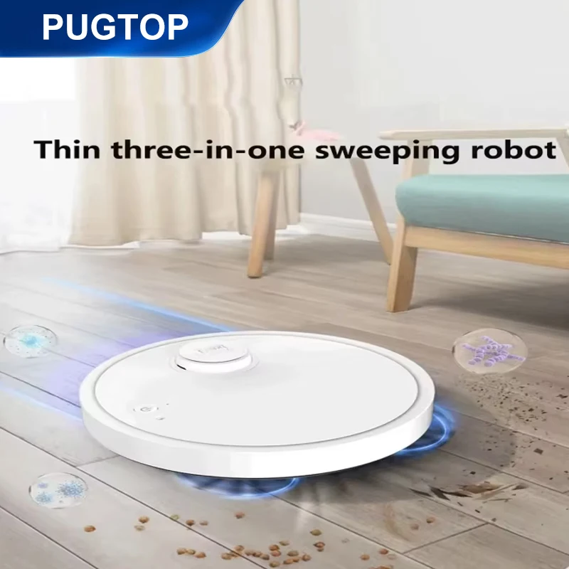 

Automatic Robot Vacuum Cleaner 3in1 Smart Wireless Sweeping Wet And Dry Ultra-thin Cleaning Machine Mopping Smart Home