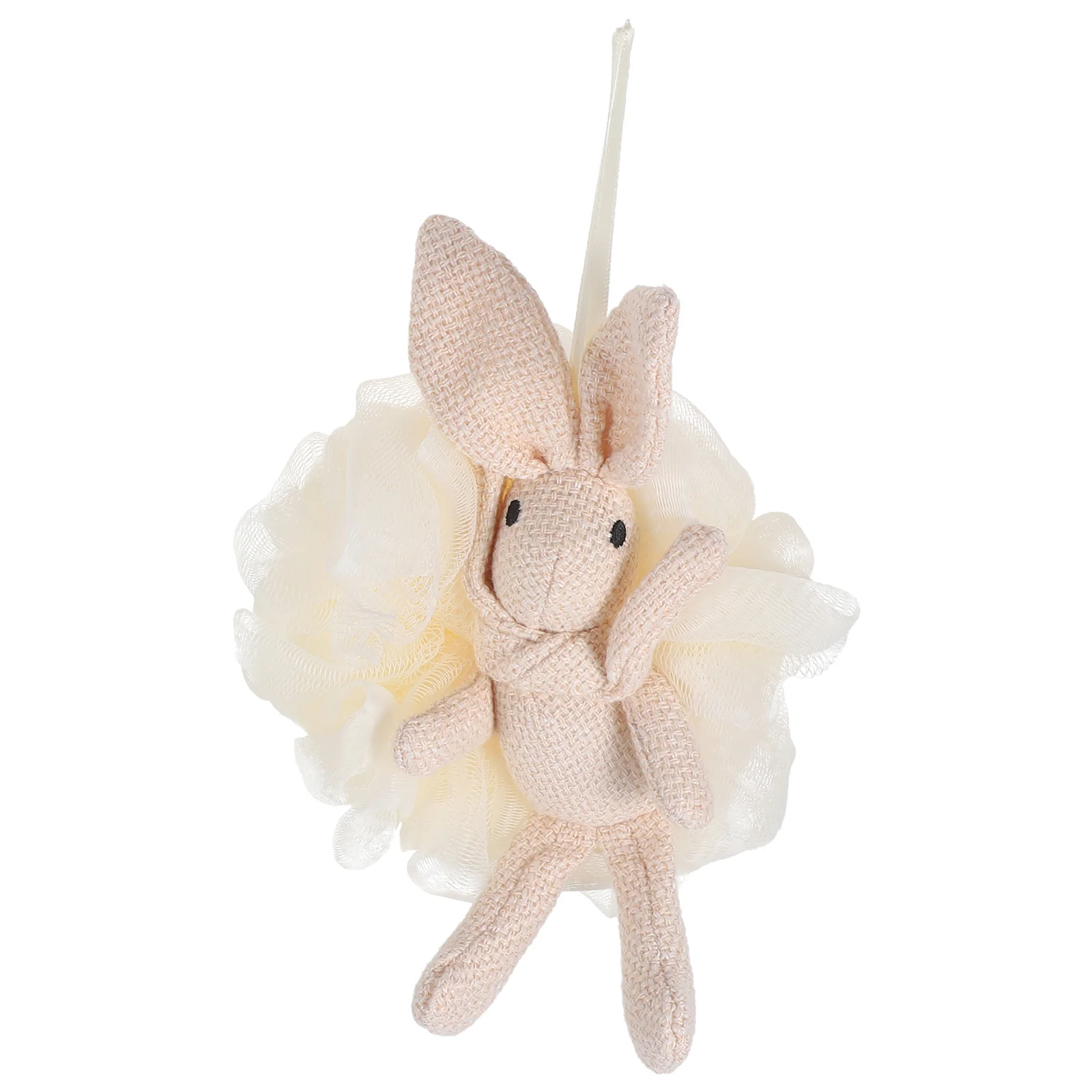 

Adorable Rabbit Bath Balls Soft Scrubbing Shower Sponge for Sensitive Skin Household Bathing Essential Comfortable Use