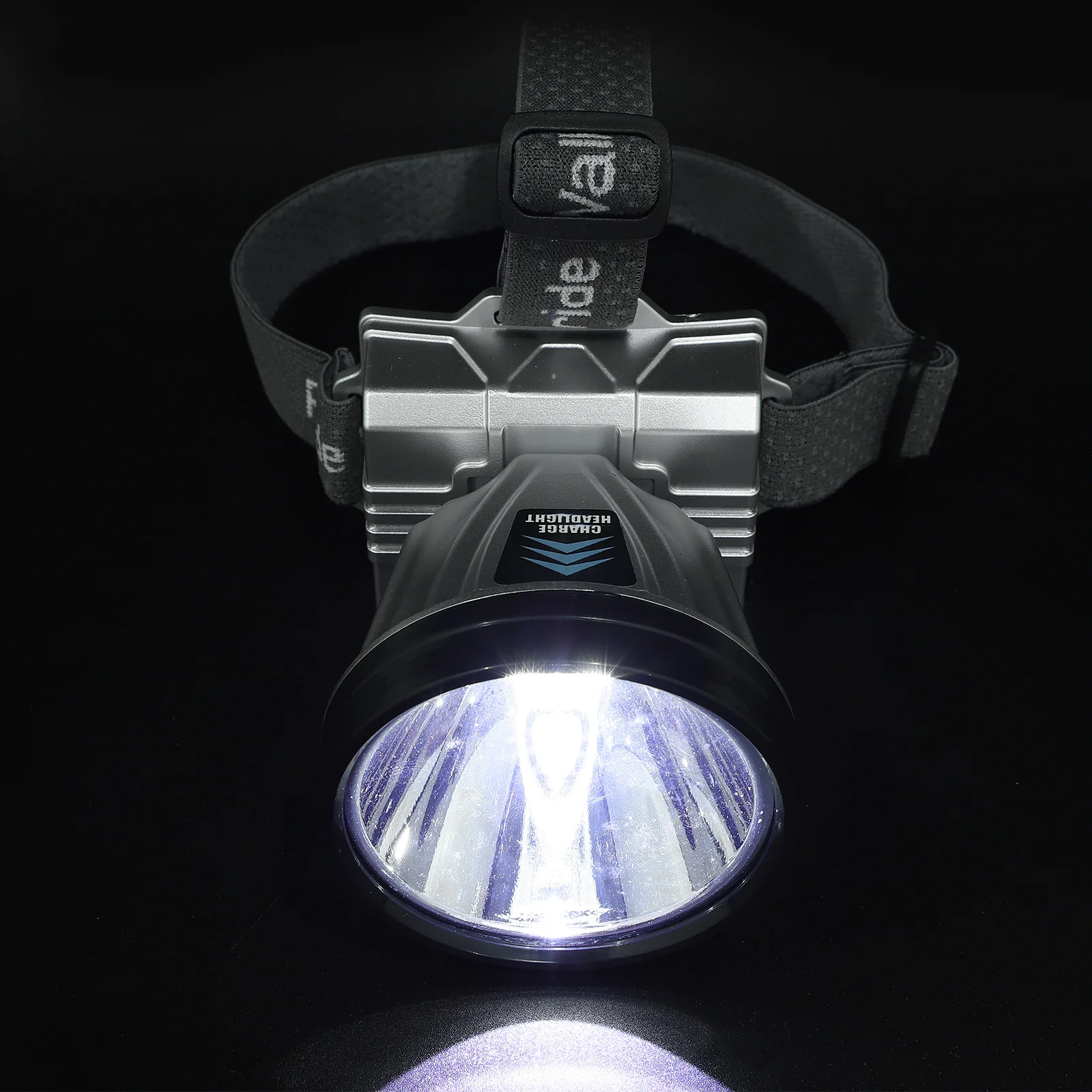 

Smart Rechargeable Led Headlamp -Free Motion Adjustable Light Digital Display Hard Hat Forehead Lamp