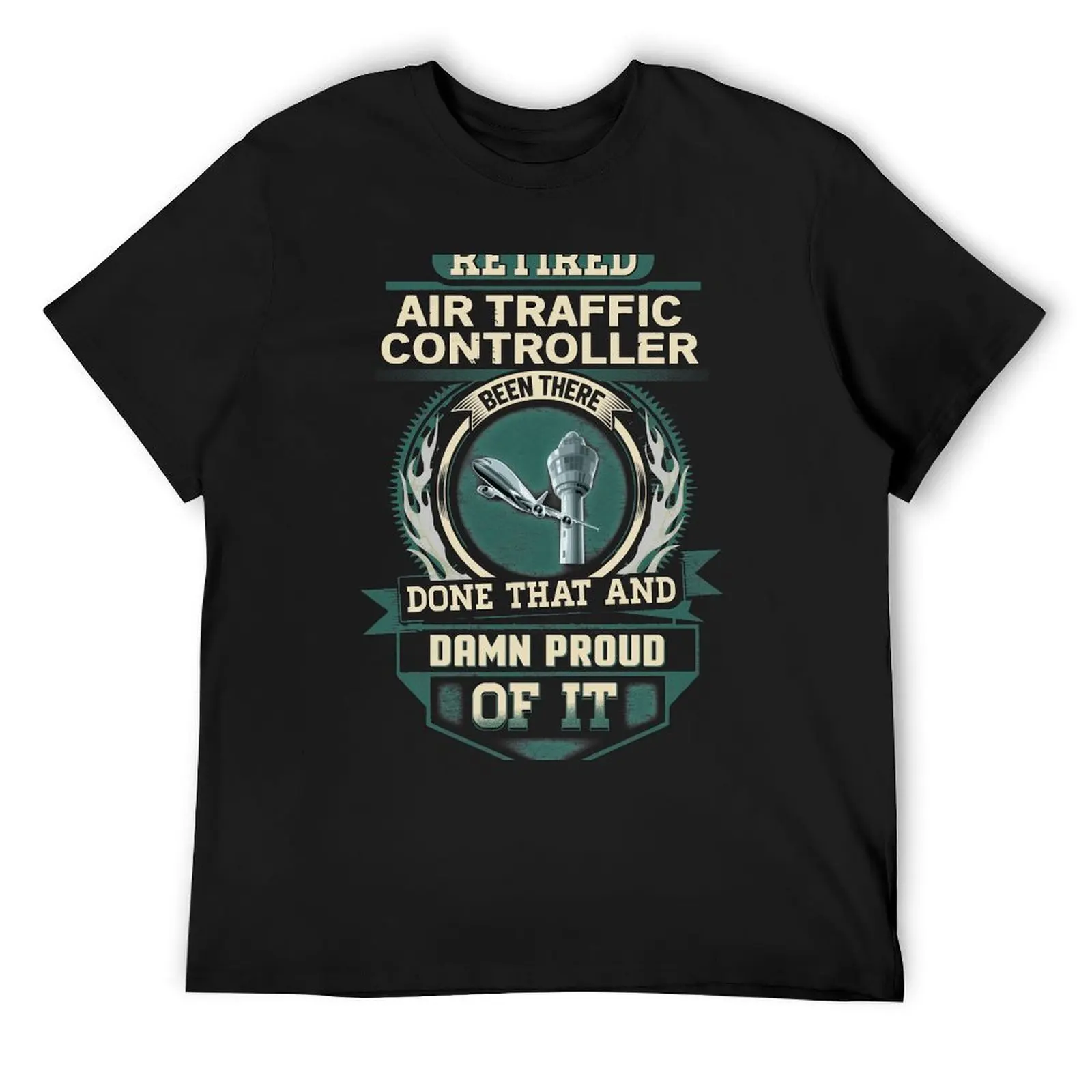 Damn Proud Retired Air Traffic Controller T-Shirt anime t shirts man t shirt mens t shirts casual stylish