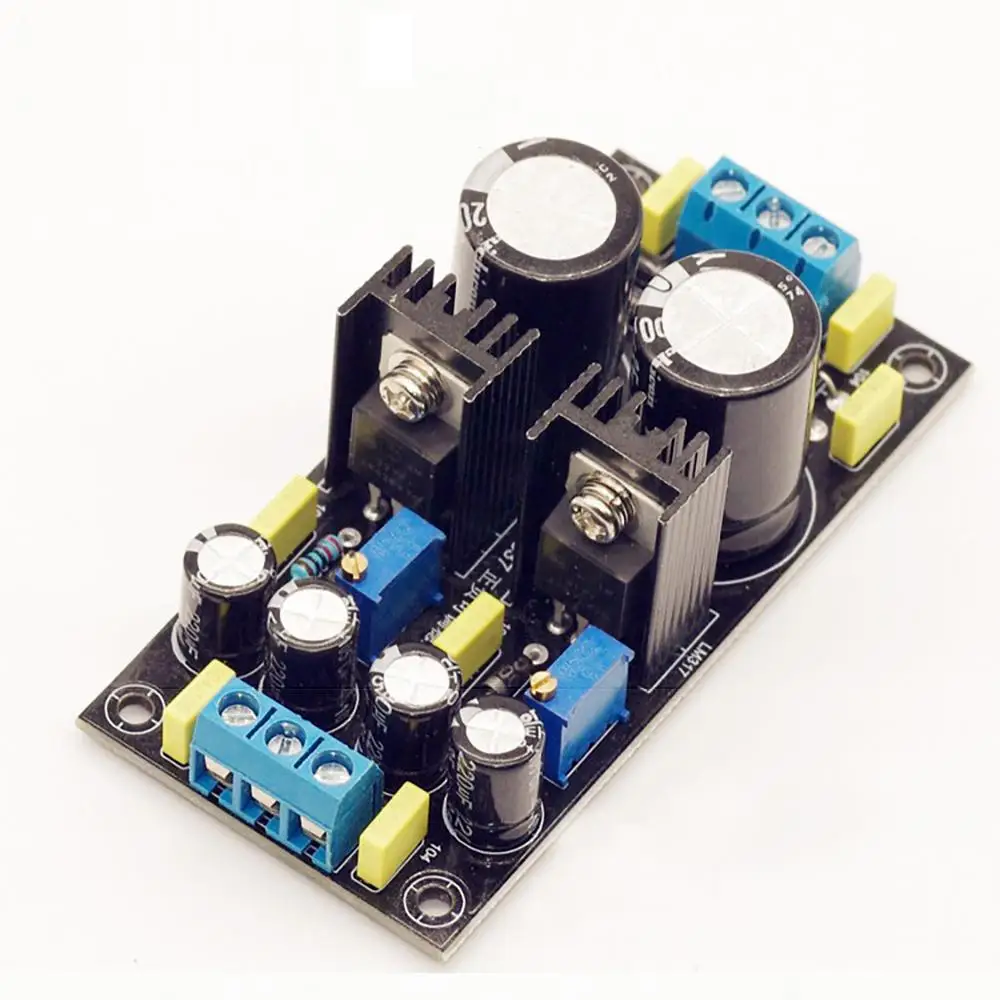DYKB AC-DC LM317 LM337 Voltage Regulator Power Supply Filter Positive Negative Adjustable 5V 12V 15V 18V 24V Audio Front Ear Amp