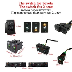 Car Seat Heater Control Switch System For Toyota Camry Corolla RVA4 Leiling Highlander12V Heater Button Switch