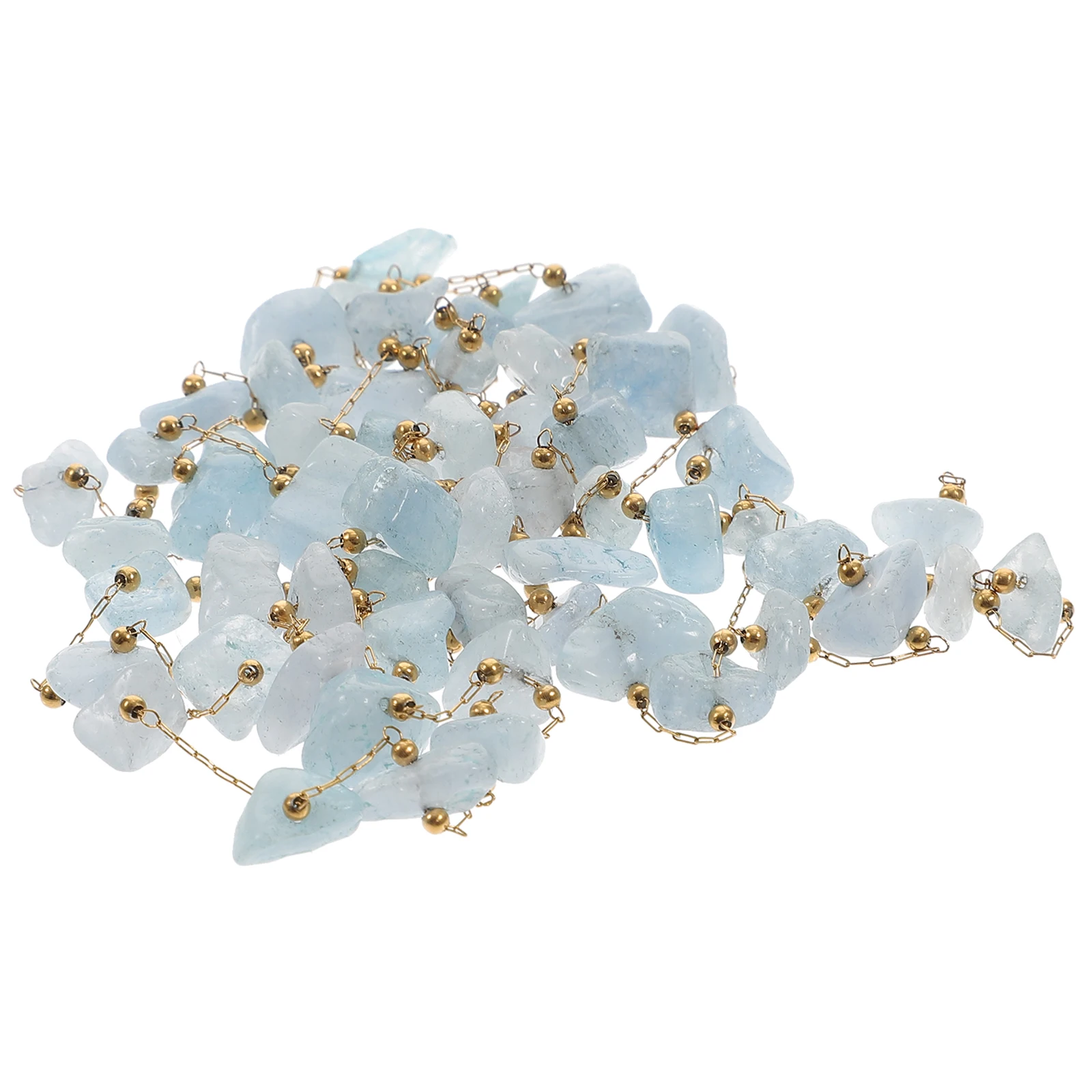 

Crystal Necklace Beads Natural Stone Chain DIY Decor s Craft Making Jewelry Accessories Party Scene Props