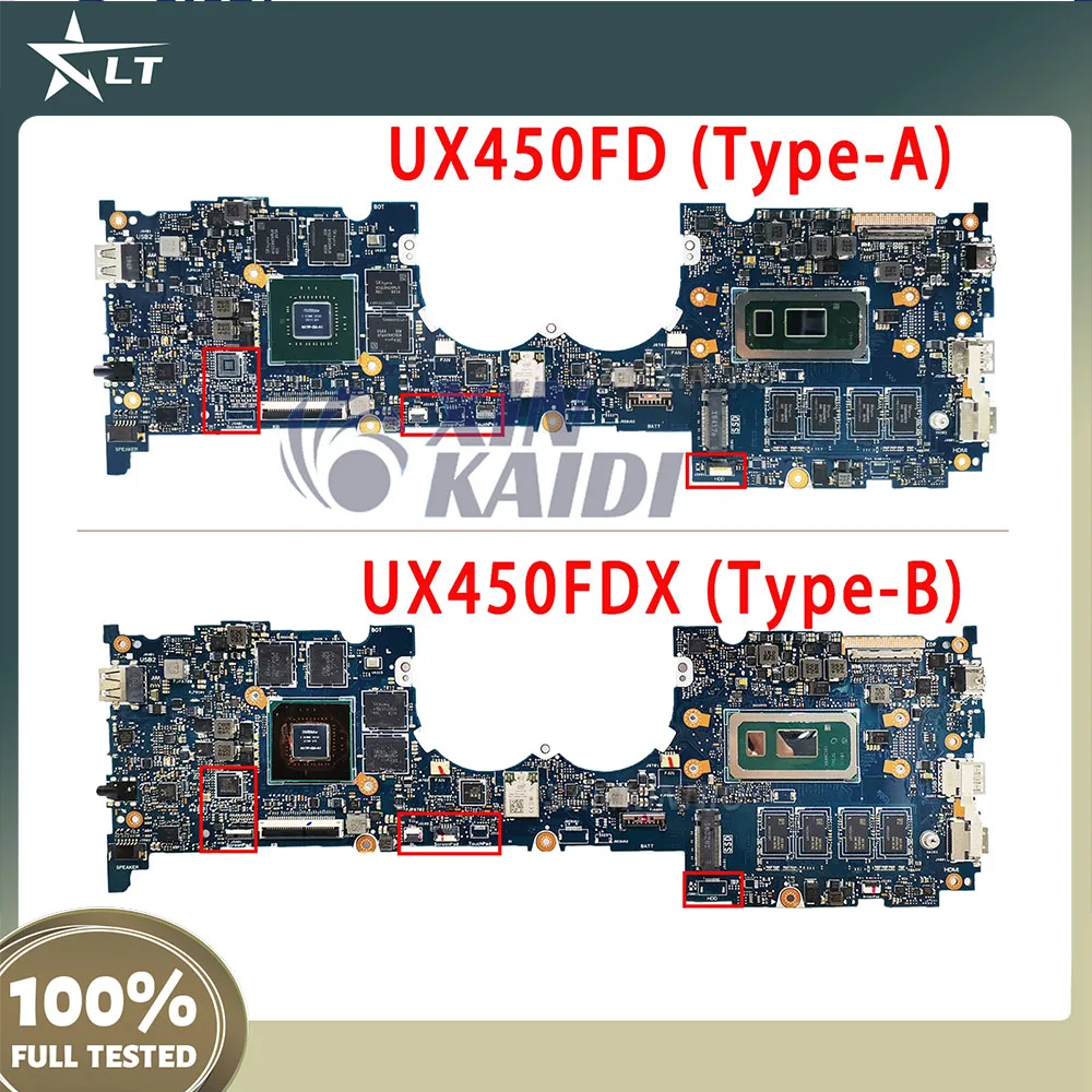 

Для ASUS UX480 UX450FDX UX450F UX450FCC Zenbook Pro UX480F UX450FC UX450FE UX450FDR UX430FD UX550FD UX450FL материнская плата UX450FD