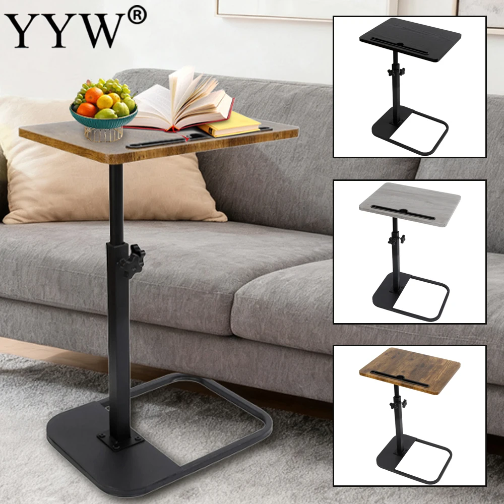 

Современная прикроватная тумбочка с регулируемой высотой, боковой журнальный столик для ноутбука, книжный стол для гостиной, спальни, ванной комнаты, офиса