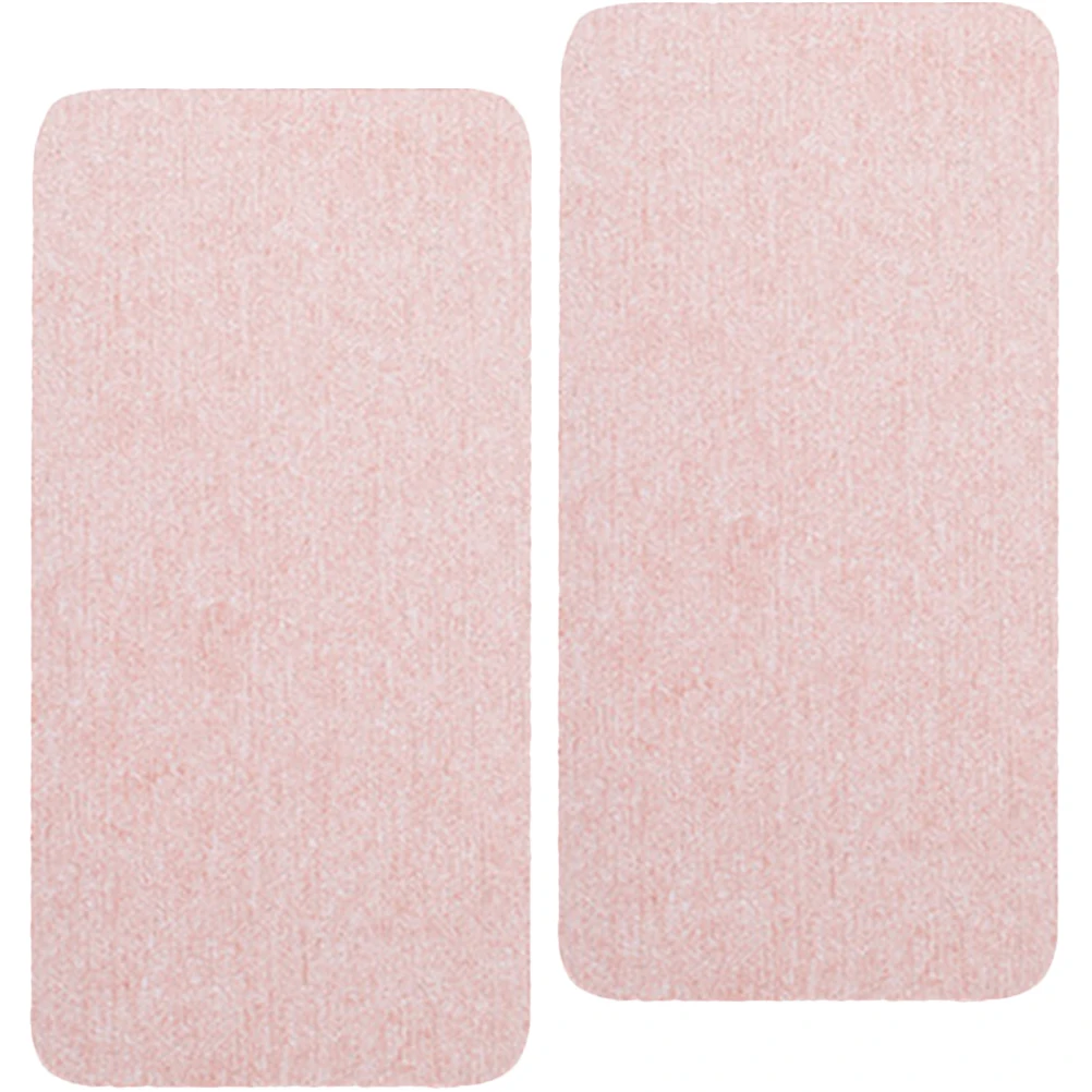 

2 Pcs Pink 16x8cm Diatom Mud Coaster Bathroom Countertop Absorbent Mats Soap Holder Water Absorbent Non Slip Silica Gel for Cup