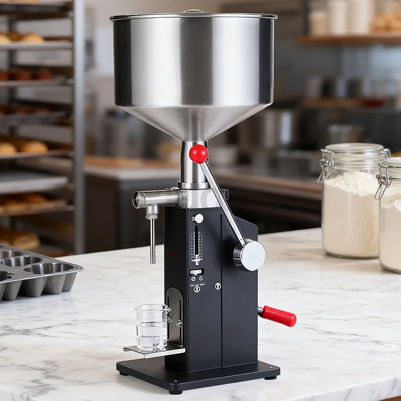 5-55 ml Stainless Steel Manual Paste Liquid Filling Machine Commercial Dispenser Filler Adjustable for Oil Honey Bottle Filler