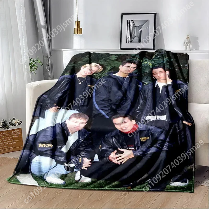 BSB band backstreet boys Print blanket picnic blanket Flannel Warm blankets Soft Cozy Blankets Home travel blanket Custom