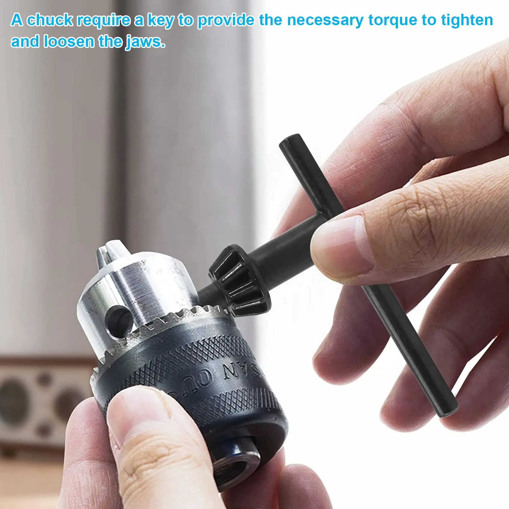 ABBO-16mm 5/8" Pilot Size 11 Teeth Design Drill Chuck Key Tool