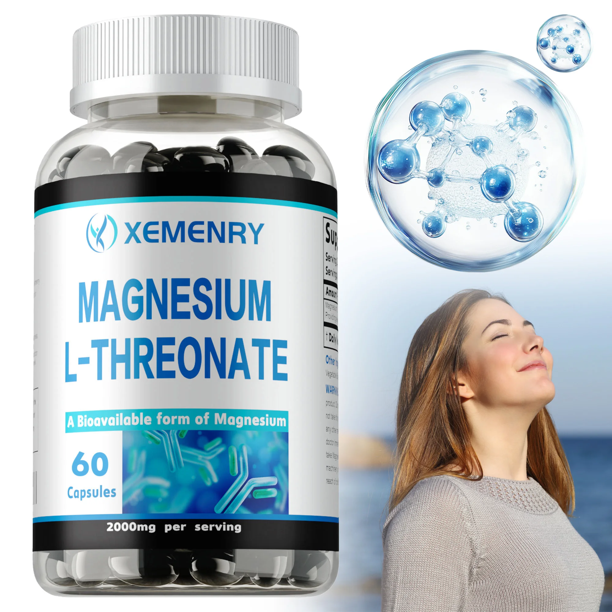 

L-резонат магния — способствует здоровью мозга и костей, повышает память, концентрацию и познание, повышает энергию нервов