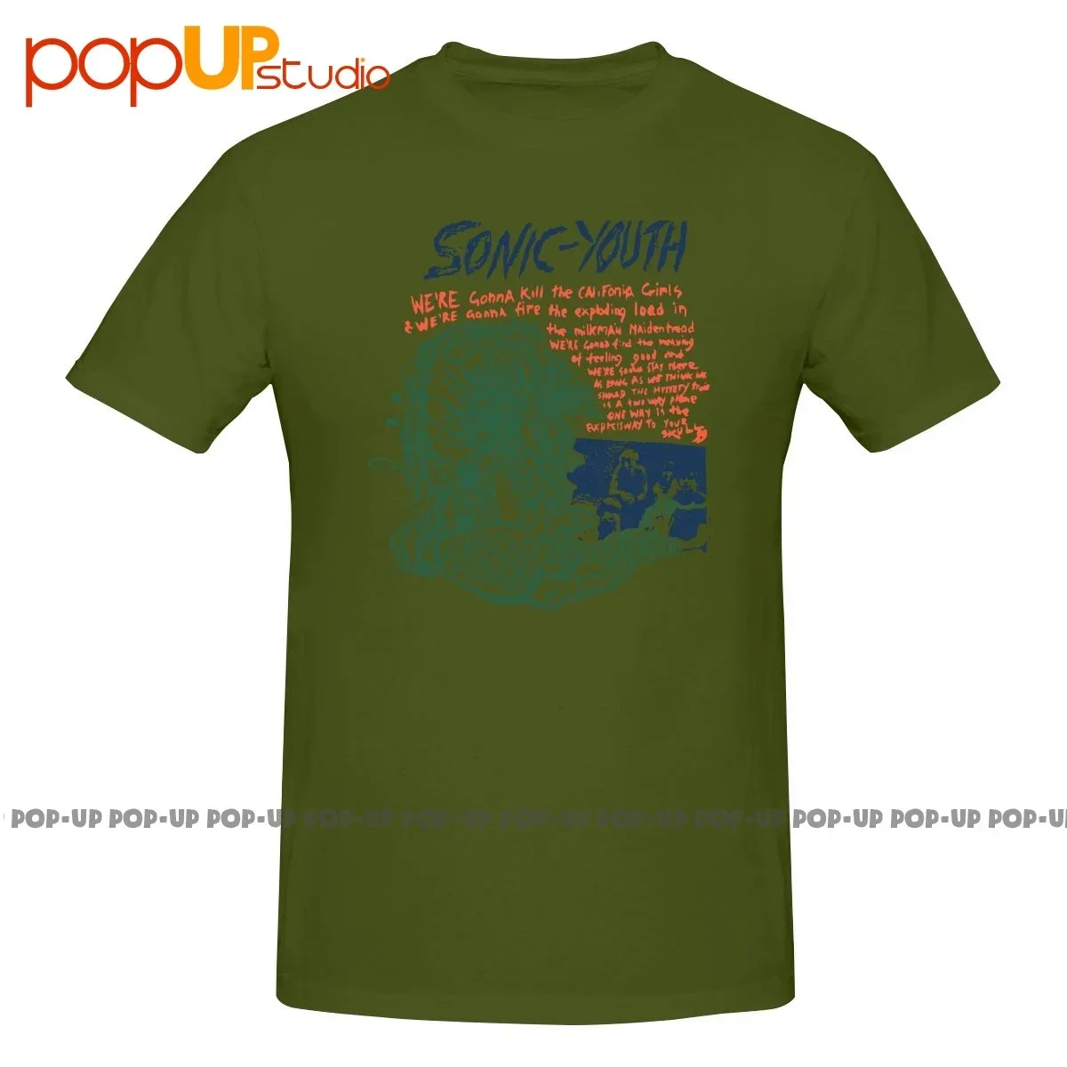 1990S Sonic Youth Expressway To Yr Skull Vintage Tour Band Shirt T