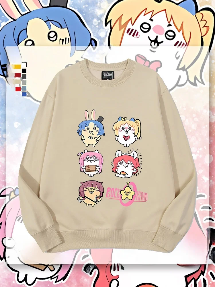 

Lonely Ro round Ne Sweatirt Jaet ex Cotton Polyester Print Casual Faion Spring Autumn Winter Streetwear