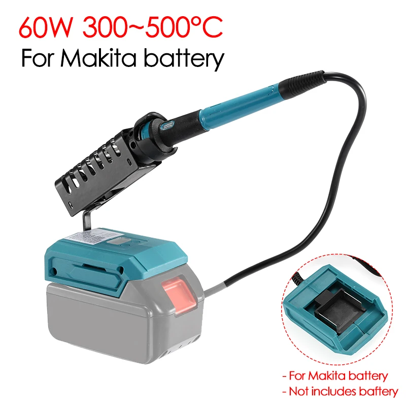 60W Rechargeable Soldering Iron 936 Head Inner Heat Fast Heating Soldering Iron Charging Tool Repair Welder for Makita Battery