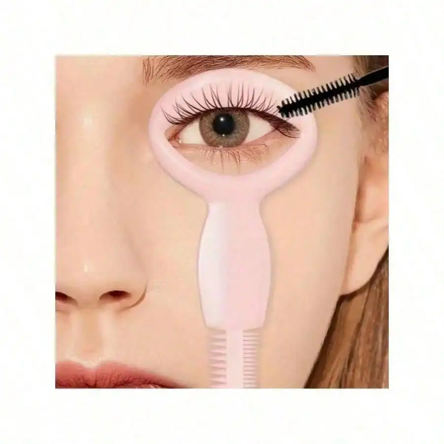 3-In-1 Makeup Essential: Eyelash Mascara Shield Guard, Lash Separator Comb, And Eyebrow Grooming Brush: This Innovative