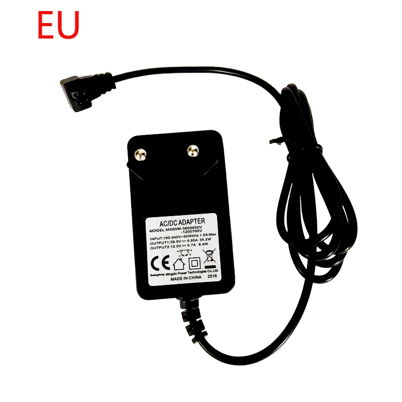 مصدر طاقة DITONG MX60W مناسب لجهاز عرض HY300Pro+، 36 فولت/0.95 أمبير و12 فولت/0.7 أمبير