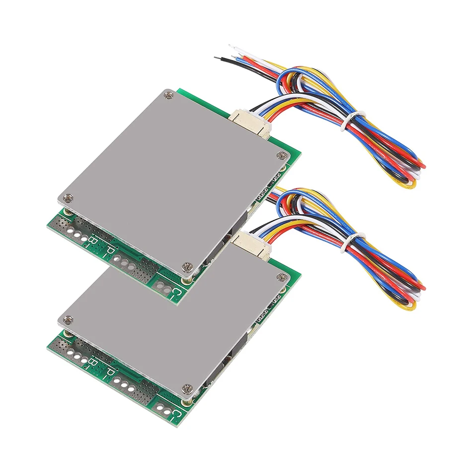 2PCS 4S 100A 12V LiFePO4 Lithium Iron Phosphate LFP Battery Protection Board with Balance