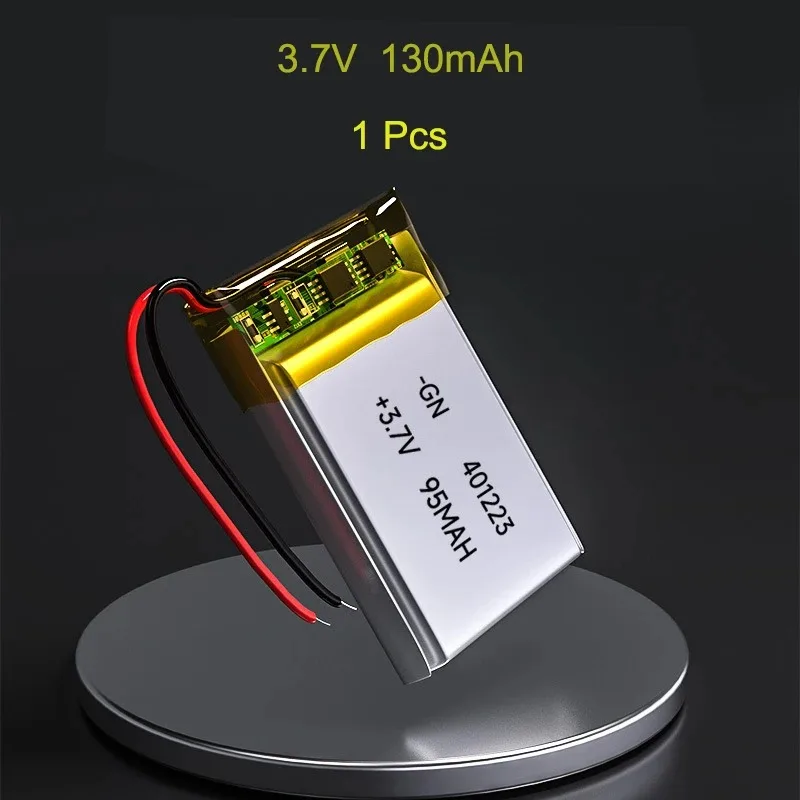 1-10PCS Neue 401223/401225 3,85 V 130mAh Lithium Li-Polymer Ersatz Batterie für Xiaomi Mi Band 5 Smart Uhr 2-Draht