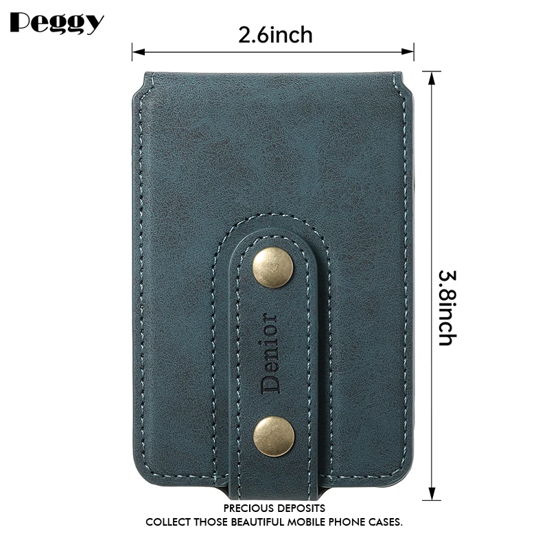 Luxury leather retro card bag For iPhone For Samsung Xiaomi Huawei Phone For Magnetic Shell Leather Wallet credit card card Clip