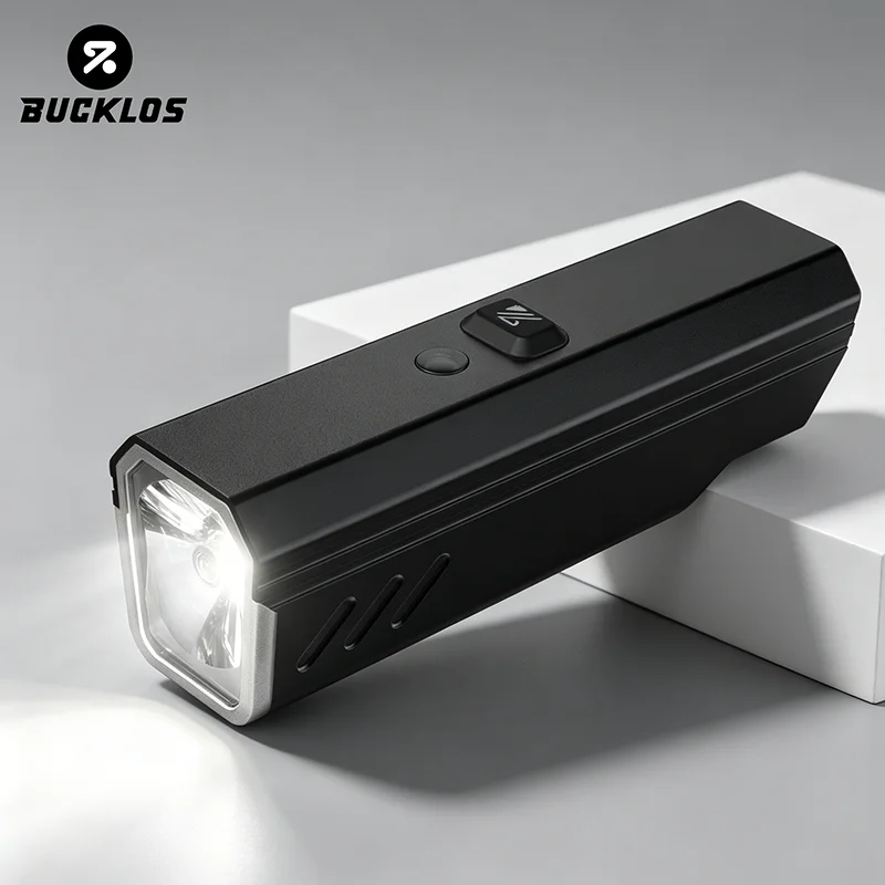 Rechargeable Bicycle Headlight 1000 Lumen - BUCKLOS 2000 ルーメン自転車フロントライト Type-c 充電式ランプロードバイク LED