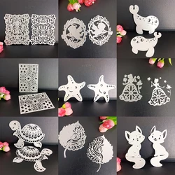 New Animal Series Metal die cuts Scrapbooking and Card Making cutting dies Embossing folder and rubber stamp