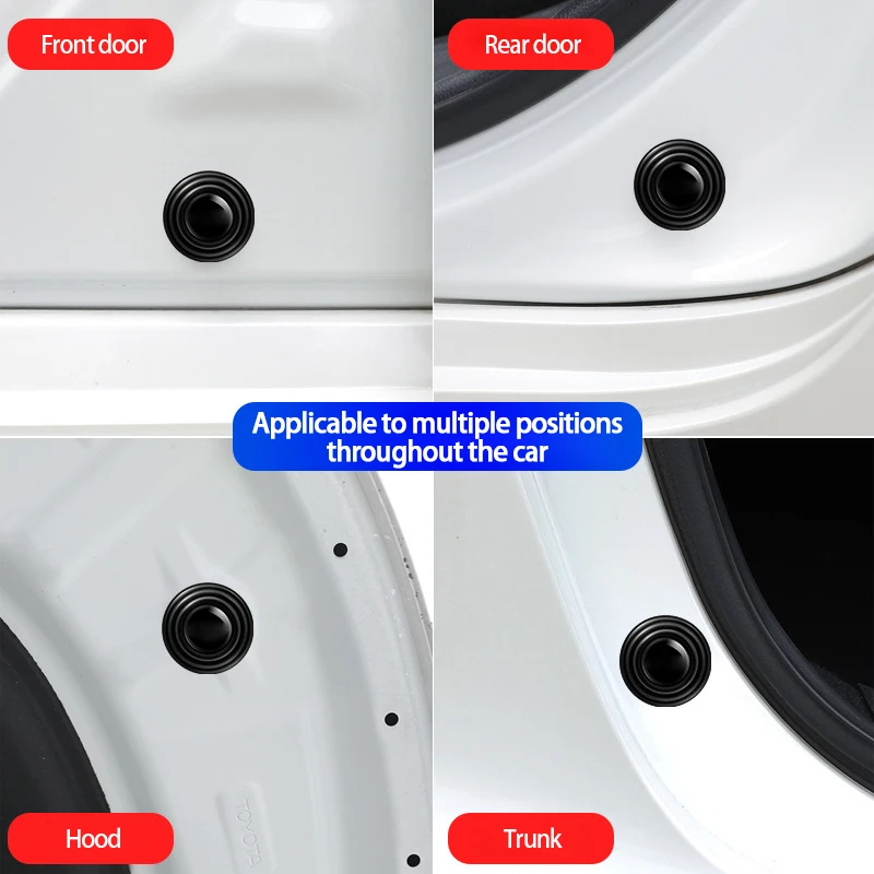 Universal Shock Absorbing Mute Shock Noise Gaskets Bumper Protector Car Door Bumper Protector Stickers for Cars Trucks SUV