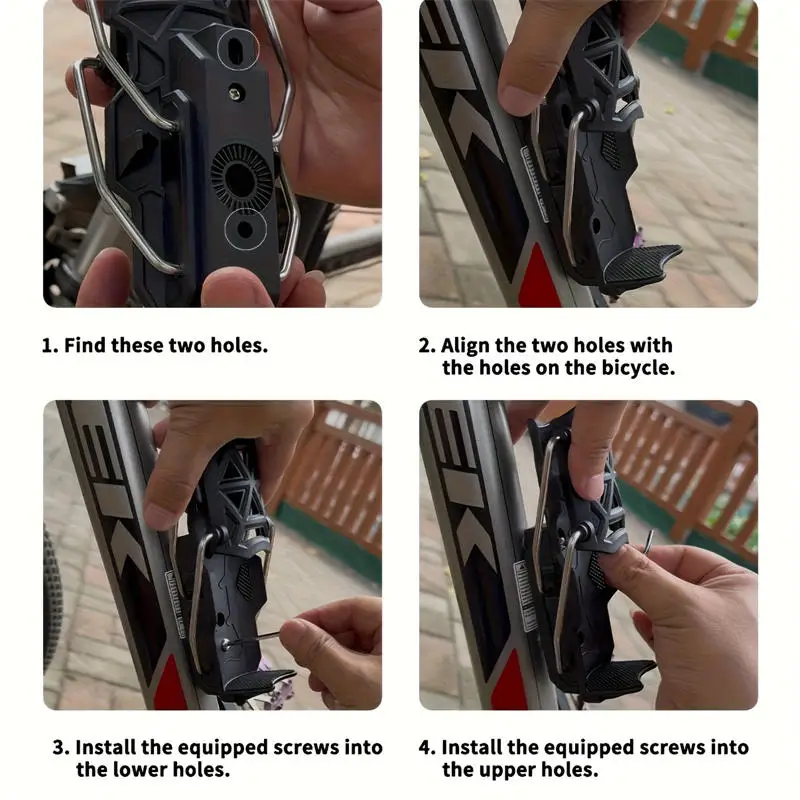 360 °   قابل للتعديل زجاجة ماء للدراجة حامل العالمي دراجة نارية كأس قفص ل MTB الطريق الدراجات النارية كوب ماء الرف